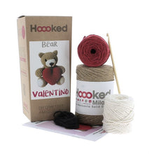 Load image into Gallery viewer, Hoooked - Crochet Kit - Valentino the Bear
