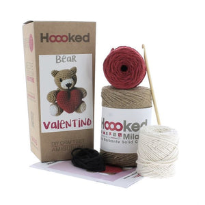 Hoooked - Crochet Kit - Valentino the Bear