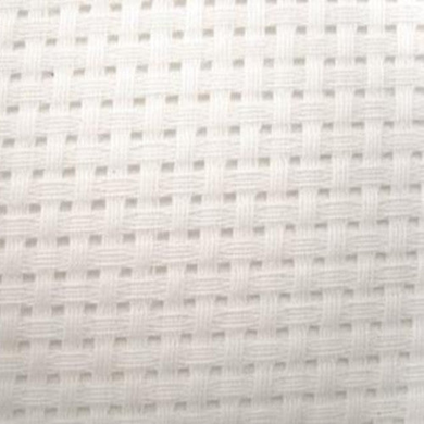 www.thecraftshop.net Trucraft - Binca Embroidery Cross Stitch Fabric - 25cm x 35cm - White