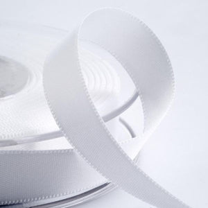 Trucraft - Satin Ribbon - 25mm 1" Wide x 2 Metre Length - White