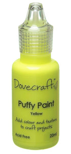 Dovecraft - Puffy Paint - Easy Application - 20ml - Yellow